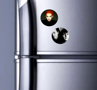 Handmade 80's Post Punk New Wave Magnet Collection For Sale In AREA51GALLERY New Orleans