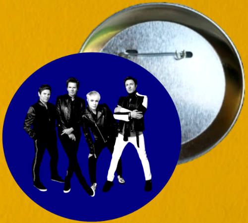 Handmade Duran Duran Album Custom 80's Pop Rock Button Pin Collection For Sale In AREA51GALLERY New Orleans