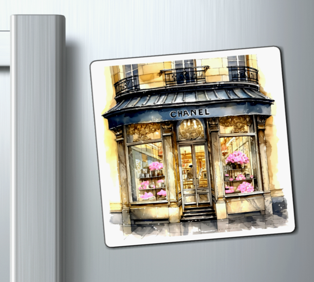 Paris Fashion Boutique Fridge Magnet For Sale in AREA51GALLERY New Orleans