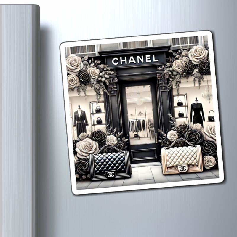 High Fashion Boutique Watercolor Art Magnet For Sale In AREA51GALLERY New Orleans