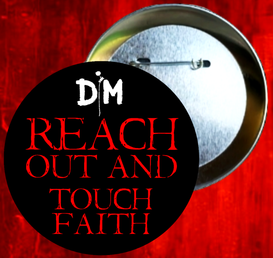 Custom Design Depeche Mode Reach Out And Touch Faith Pin For Sale In AREA51GALLERY New Orleans