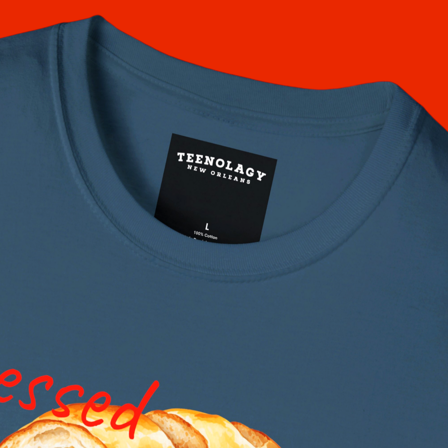 New Orleans Po'Boy Sandwich Tee For Sale In TEENOLAGY New Orleans Designed By Rocket Hulsey