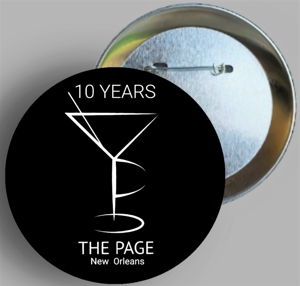 The Page New Orleans Button Pin Custom Button Pin Designed In AREA51GALLERY New Orleans