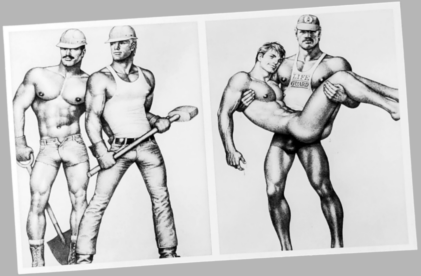 Authentic Tom Of Finland Lifeguard Art Photograph For Sale In AREA51GALLERY New Orleans