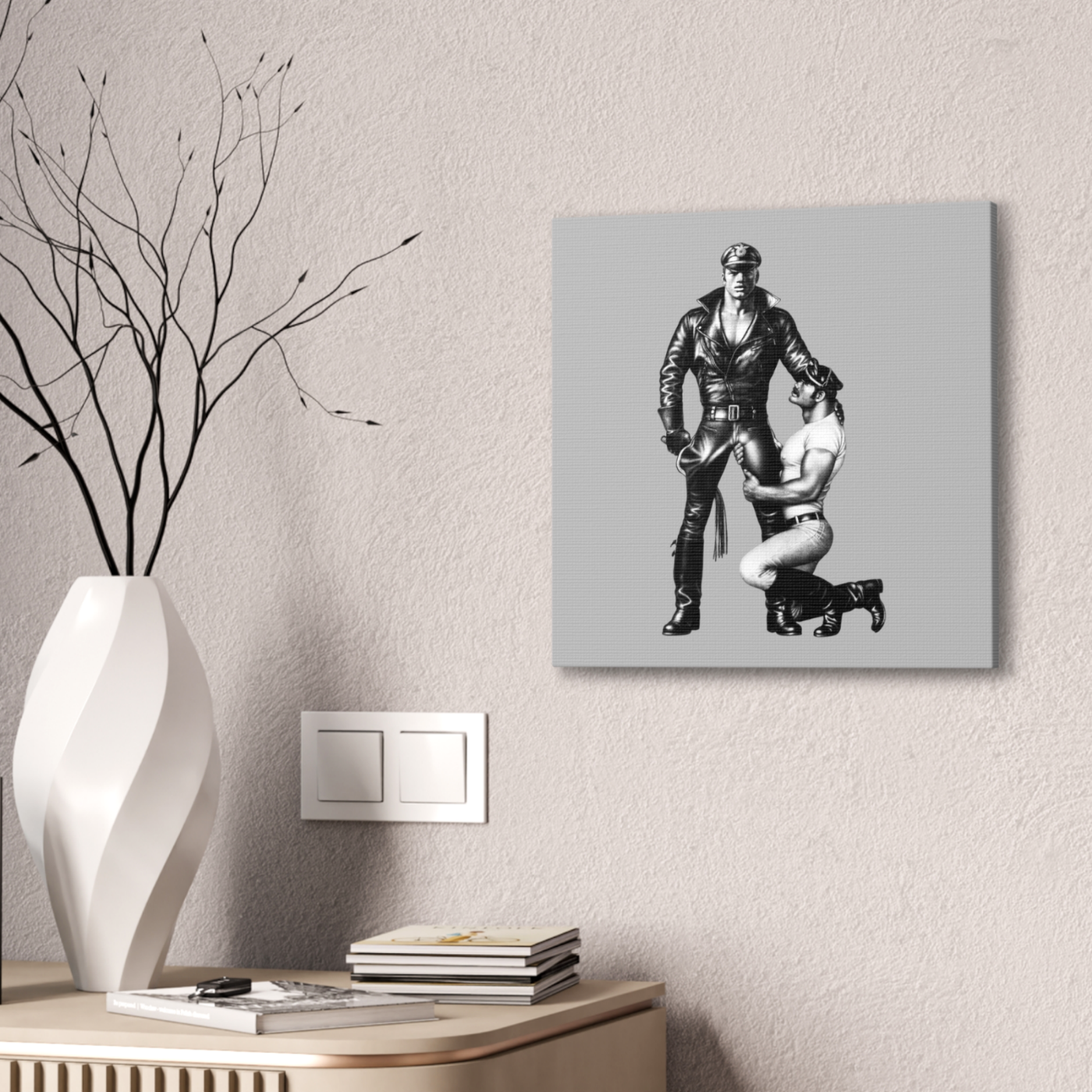 Tom Of Finland Style Leather Daddy Wall Decor For Sale In AREA51GALLERY New Orleans Gift Shop A Gay Owned Sall Business