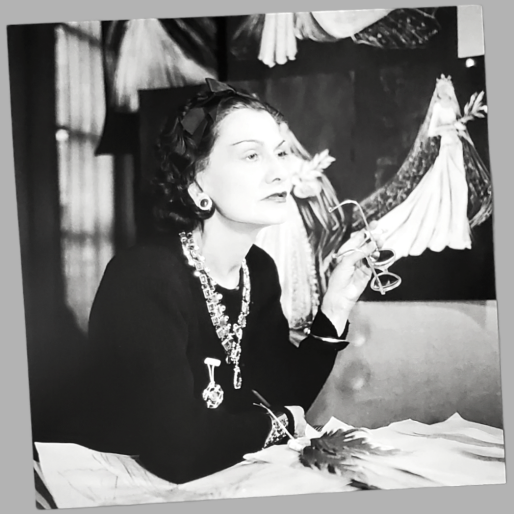 Authentic Coco Chanel Portrait Photograph Print For Sale In AREA51GALLERY New Orleans