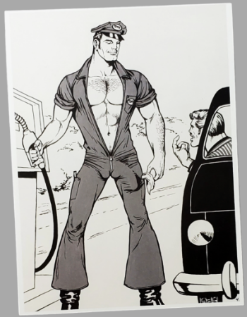 Authentic Tom Of Finland Erotic Hunk Photograph For Sale In AREA51GALLERY New Orleans