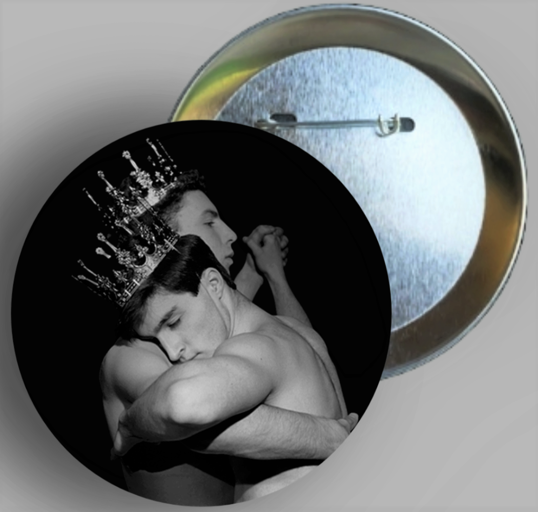 Robert Mapplethorpe Button Pin Available In AREA51GALLERY