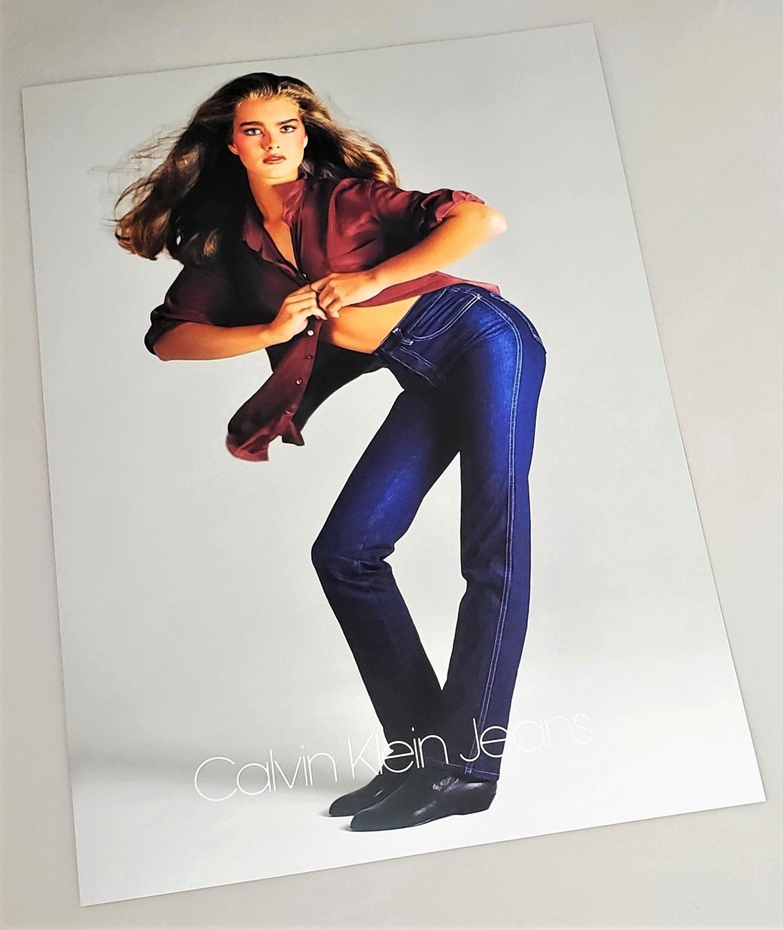 Brooke shields calvin klein jeans best sale