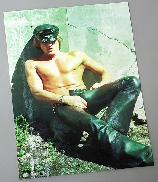 Peter Berlin Leather Daddy Art Print Available In AREA51GALLERY New Orleans 