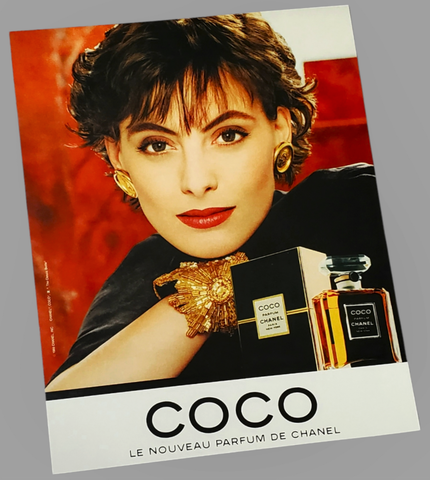 Inès de la Fressange Coco Ad For Sale In AREA51GALLERY New Orleans