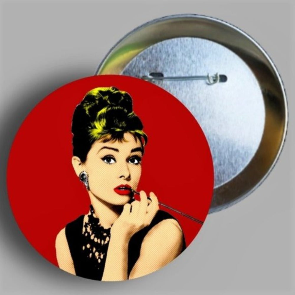 Audrey Hepburn Tiffany's Button Pin Available In AREA51GALLERY New Orleans