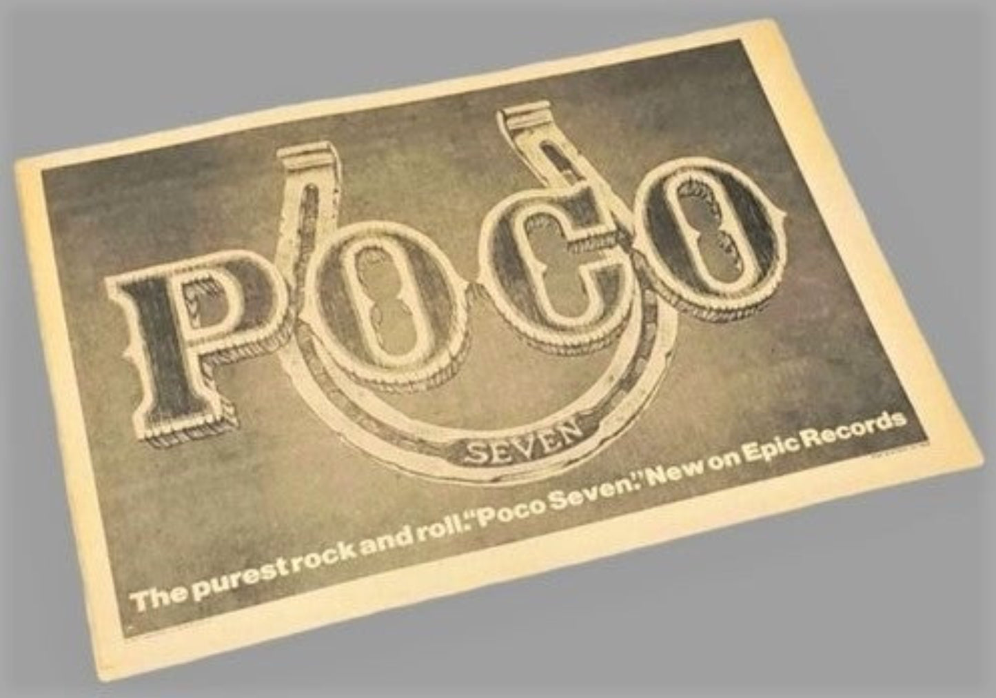 Poco Seven Memorabilia Vintage Rolling Stone Ad Available In AREA51GALLERY New orleans