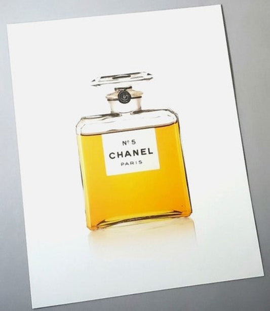 Chanel No.5 Classic Perfume Poster Available In AREA51GALLERY New Orleans
