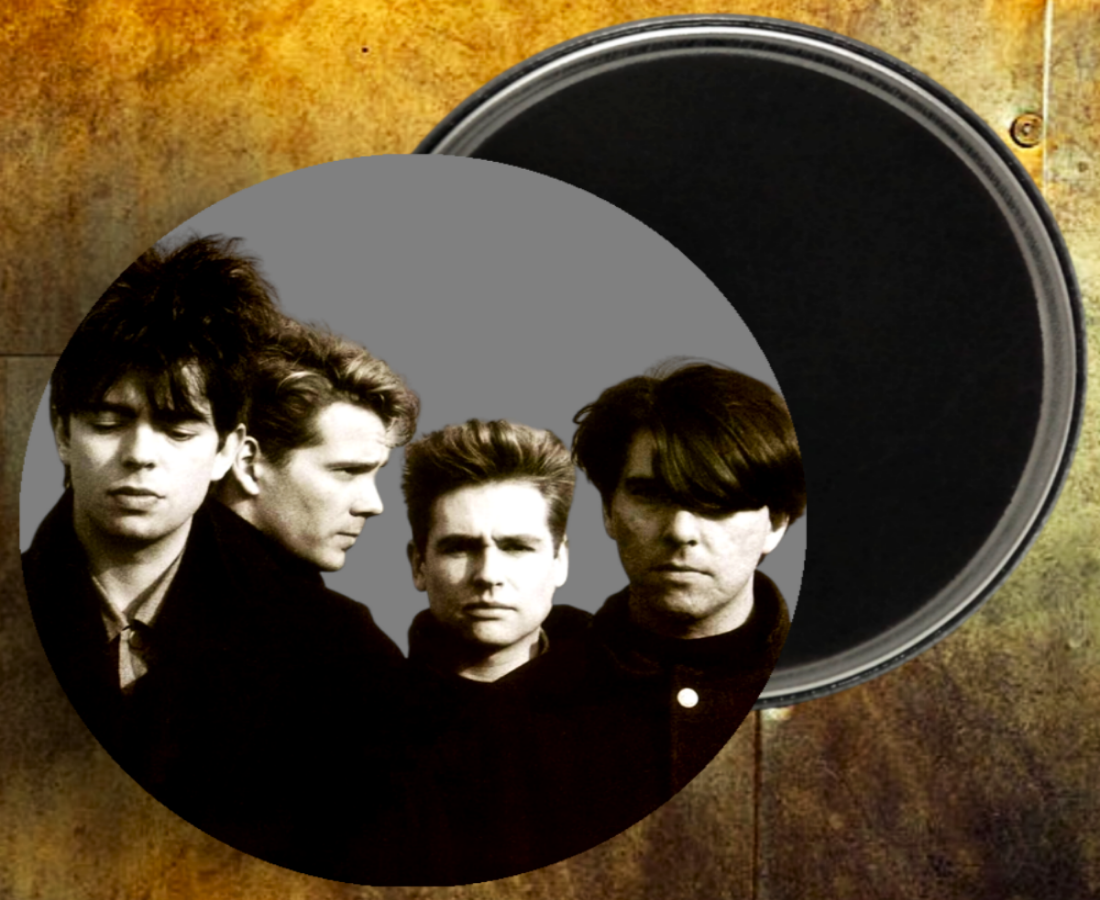 Custom Echo & The Bunnymen Photo 3.5" Large Magnet Handmade In AREA51GALLERY New Orleans