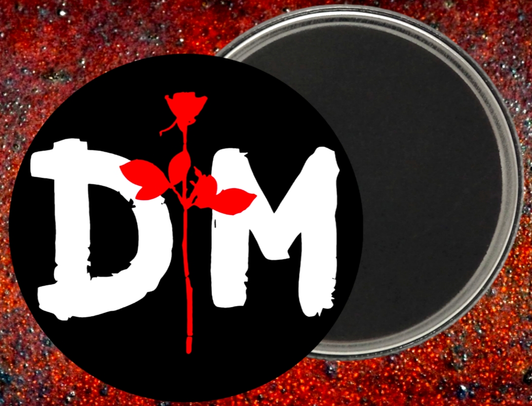 Custom Depeche Mode Violator Rose Magnet Handmade In AREA51GALLERY New Orleans