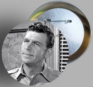 Custom The Andy Griffith Show Collection Button Pin Set Handmade And For Sale In AREA51GALLERY New Orleans
