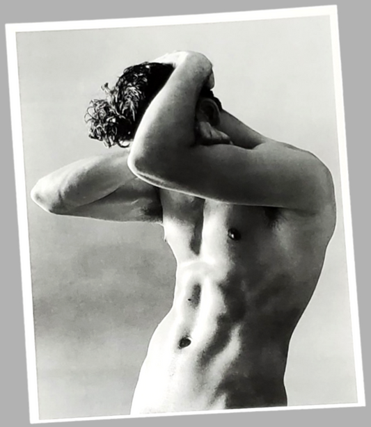 Authentic  Bruno Benini Male Nude Black And White  Art Photogrpah For Sale In AREA51GALLERY New Orleans a Gay Owned Small Business 