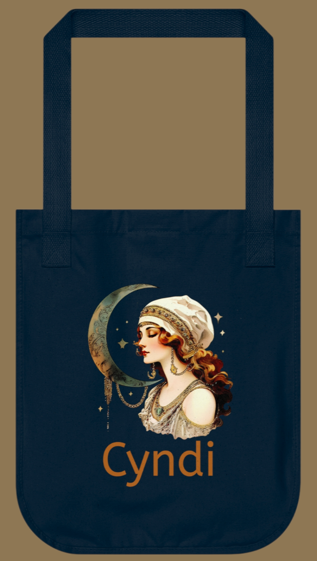 Personalized Fortune Teller Organic Cotton Canvas Tote Bag For Sale In AREA51GALLERY New Orleans Gift Shop
