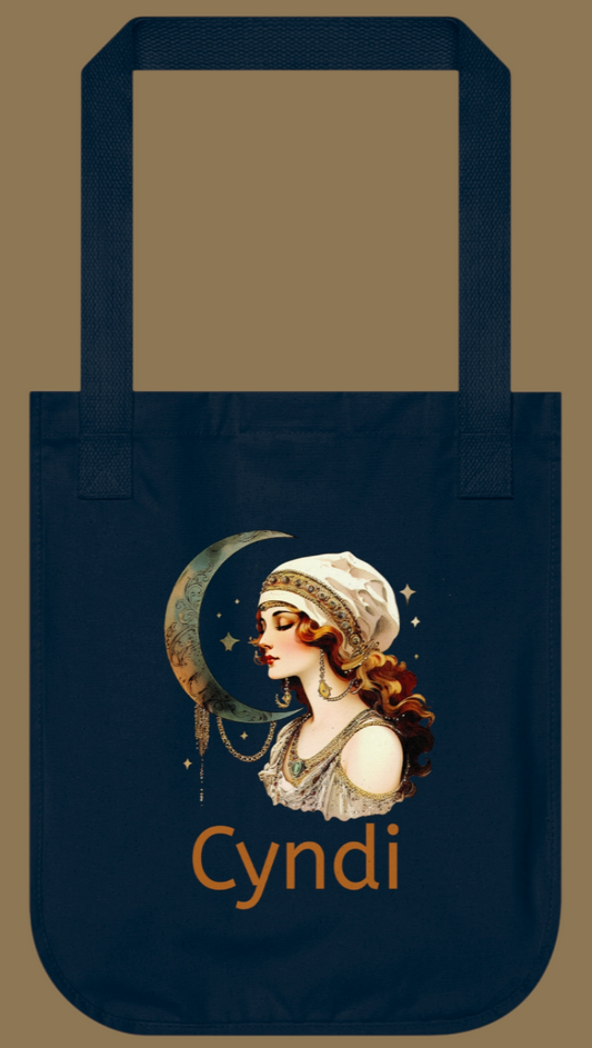 Personalized Fortune Teller Organic Cotton Canvas Tote Bag For Sale In AREA51GALLERY New Orleans Gift Shop