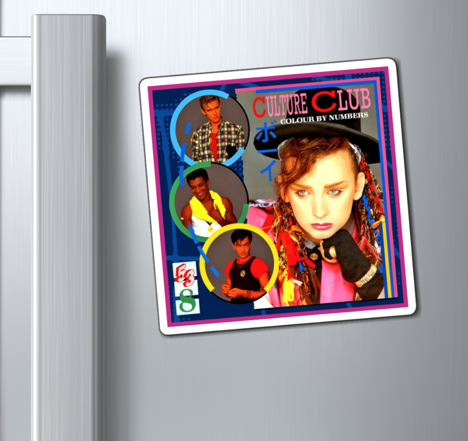 Culture Club Colour By Numbers Magnet For Sale In AREA51GALLERY New Orleans A Gay Owned Small Business 