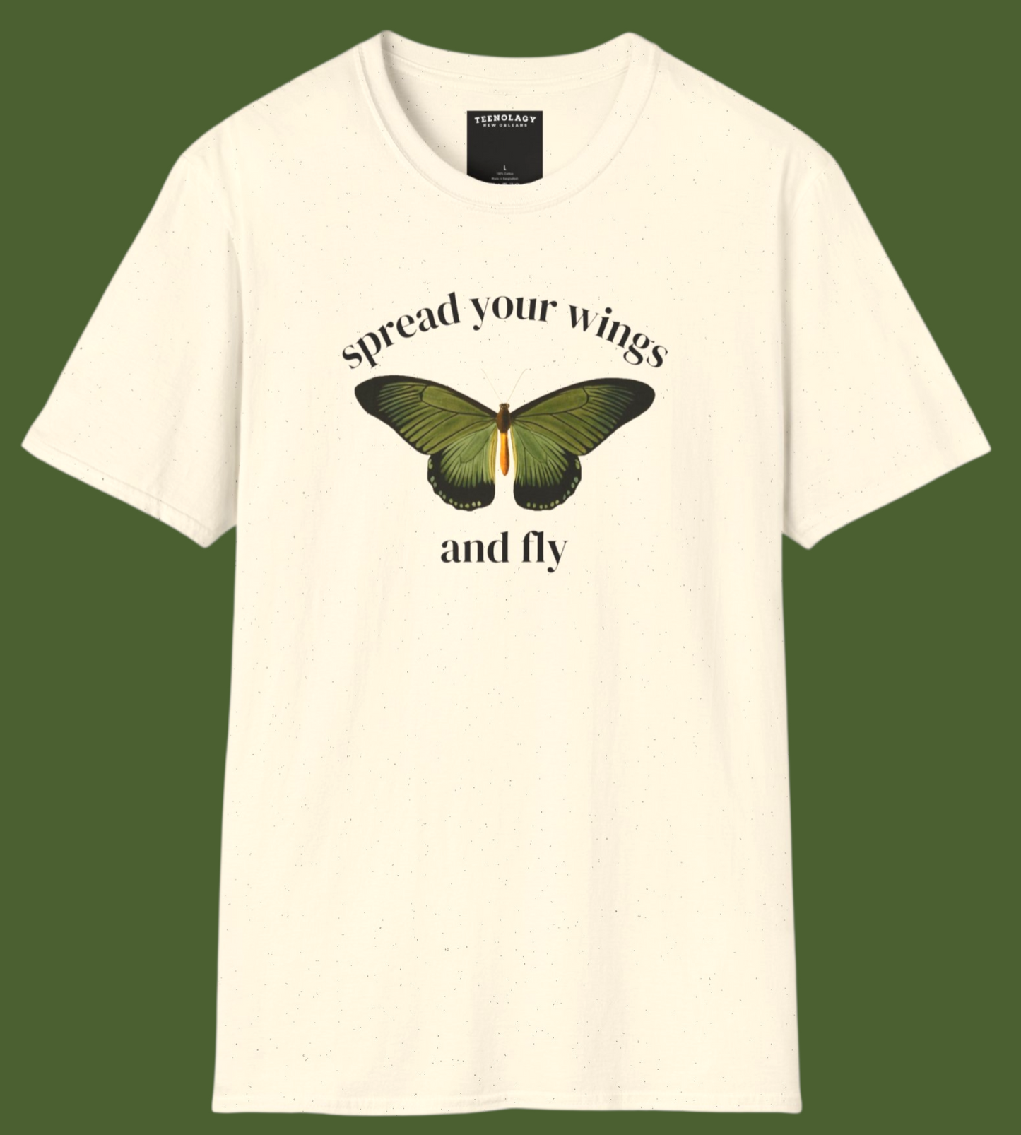 Spread Your Wings And Fly Butterfly Tee For Mothers Day Designed In AREA51GALLERY New Orleans Gift Shop