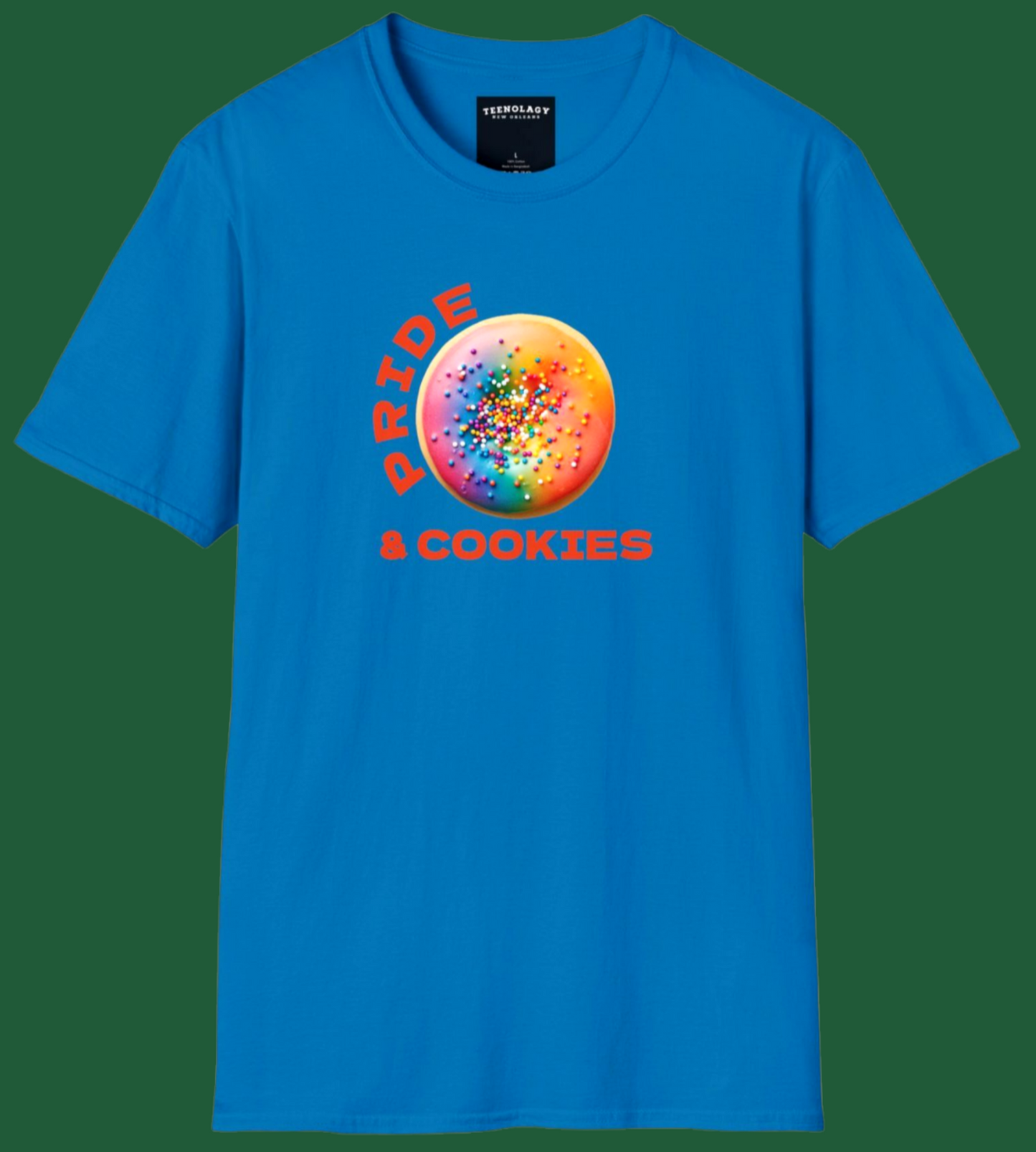 LGBTQ Rainbow Pride Cookie T-Shirt For Sale In AREA51GALLERY New orleans A Gay Owned Small Business