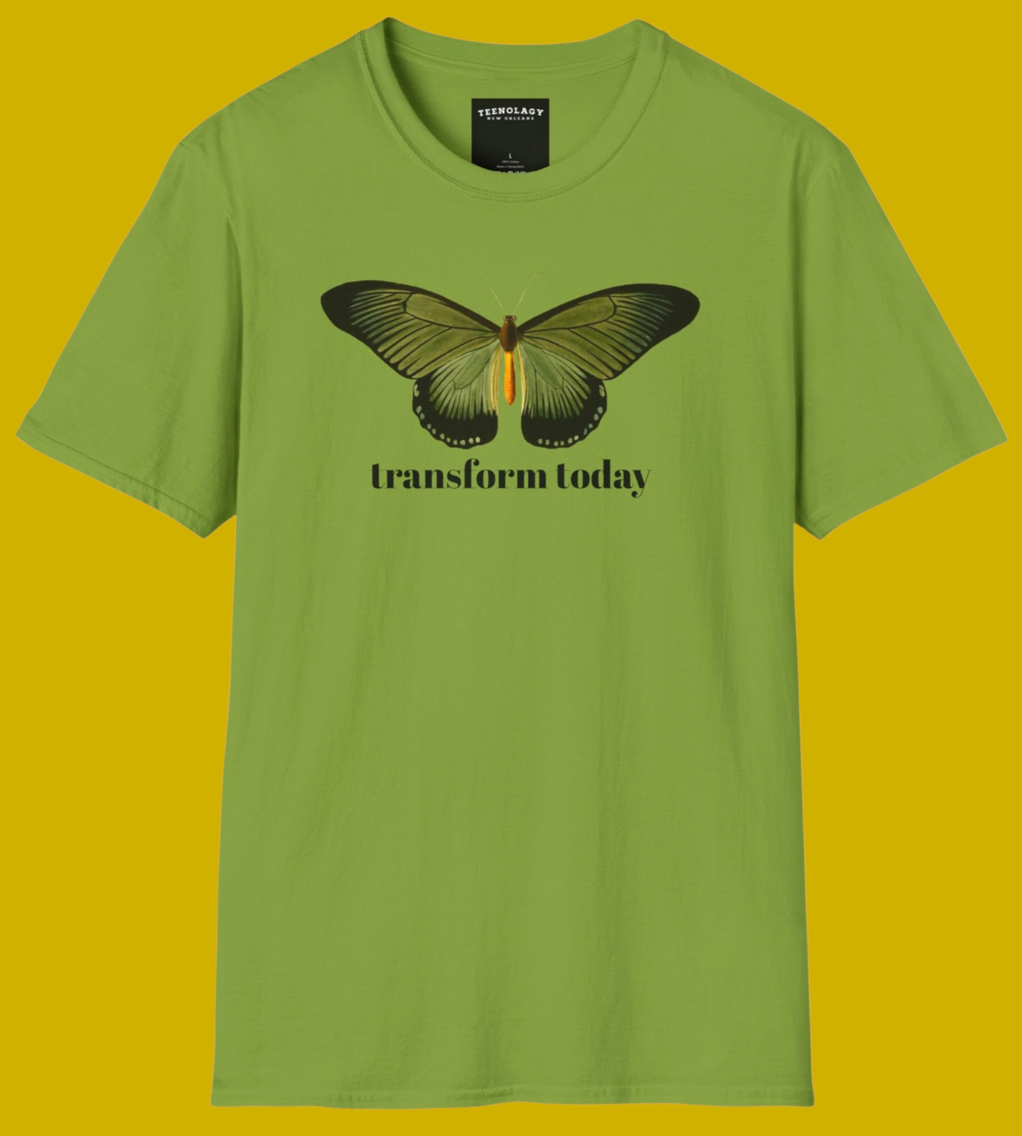 Transform Today Butterfly Graphic T-Shirt For Sale In AREA51GALLERY New Orleans Gift Shop