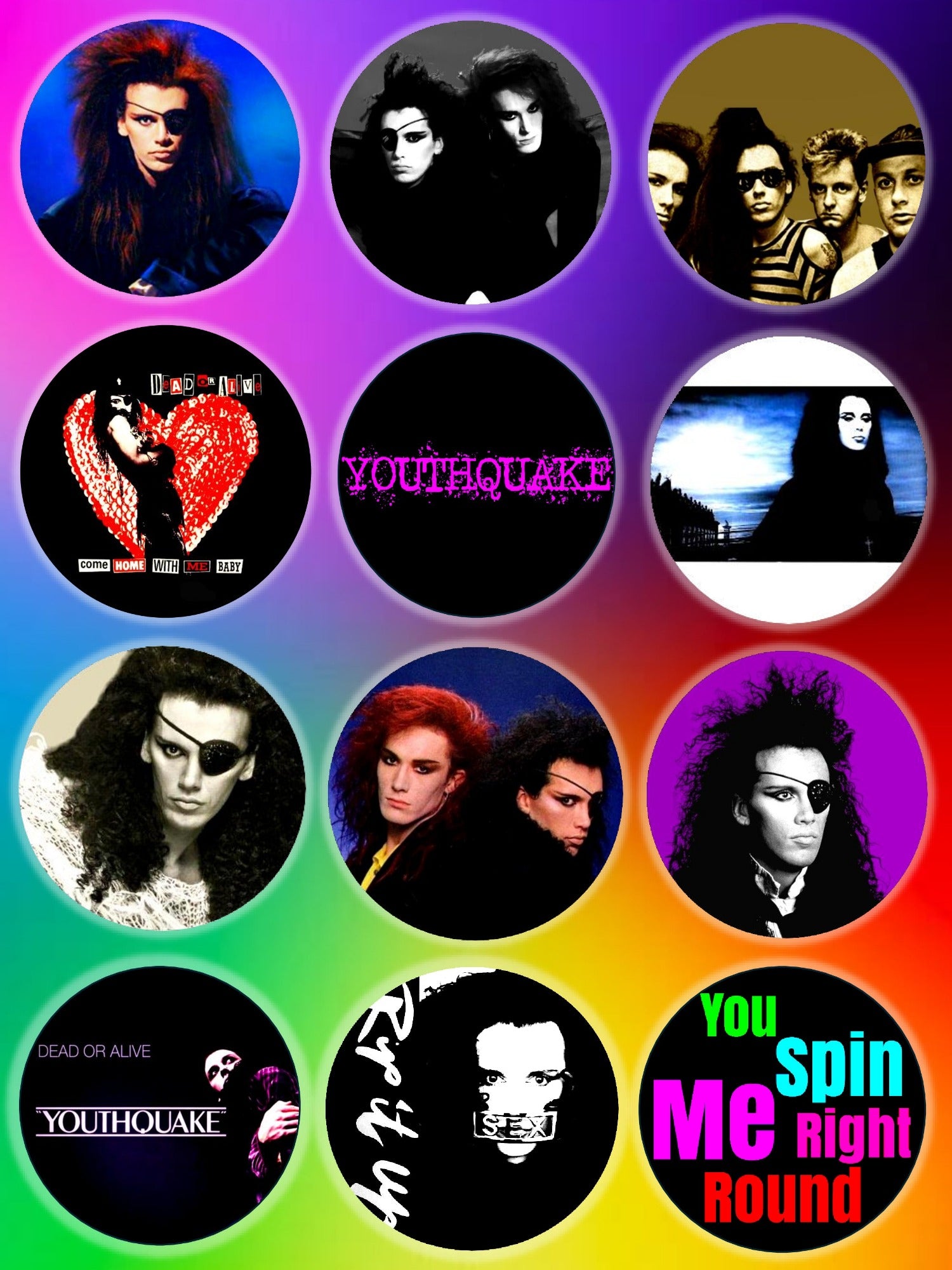 Dead Or Alive Pete Burns Magnet Collection