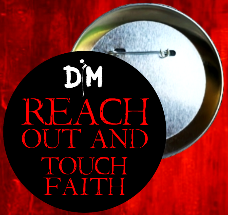 Custom Design Depeche Mode Reach Out And Touch Faith Pin For Sale In AREA51GALLERY New Orleans 