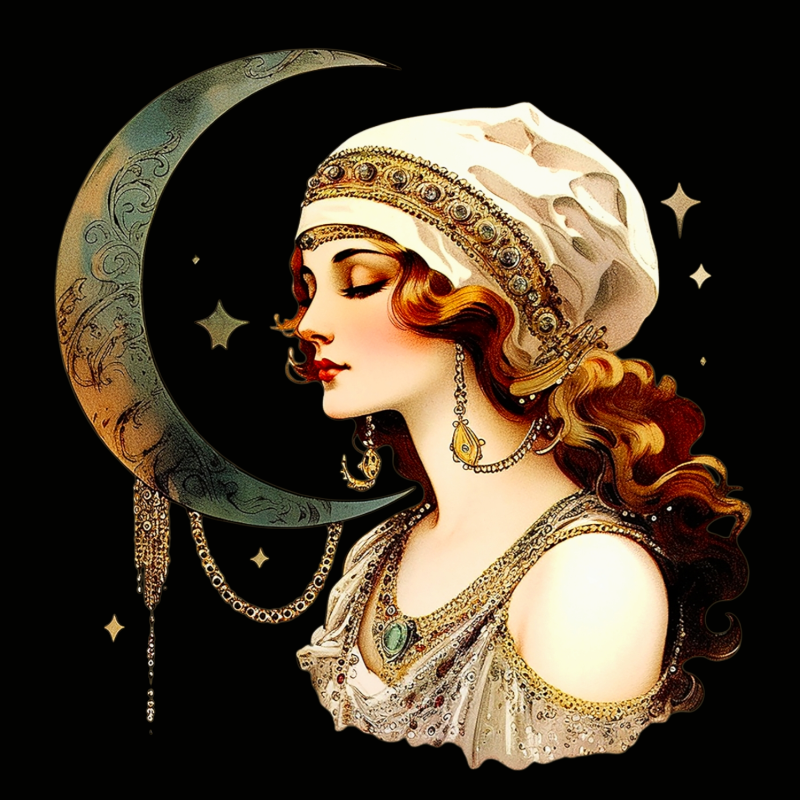 Personalized Fortune Teller Organic Cotton Canvas Tote Bag For Sale In AREA51GALLERY New Orleans Gift Shop