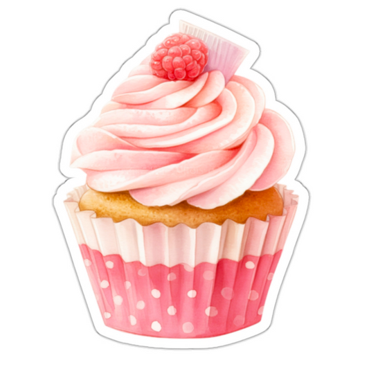 Pink Cupcake Sticker Party Favor For Sale In AREA51GALLERY New Orleans