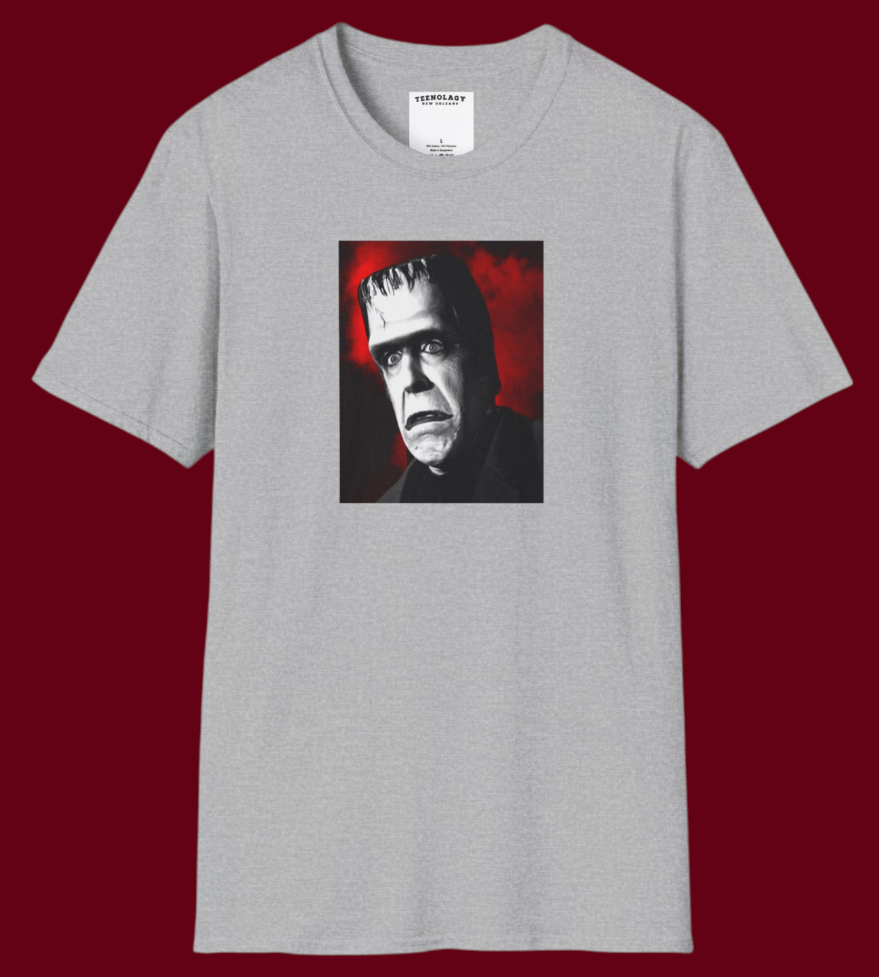 Herman Munster Custom Artwork T-Shirt For Sale In AREA51GALLERY New Orleans Horror Gift Shop