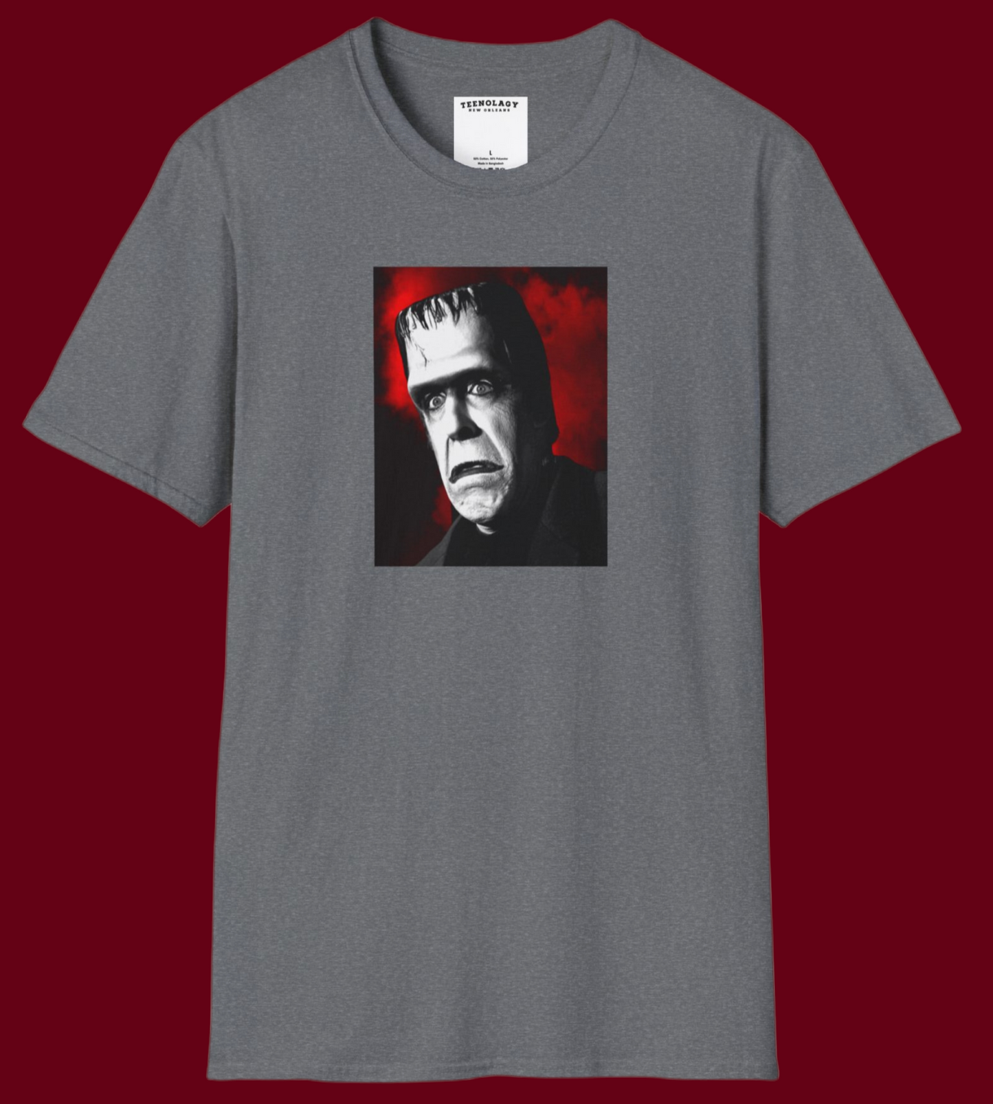 Herman Munster Custom Artwork T-Shirt For Sale In AREA51GALLERY New Orleans Horror Gift Shop
