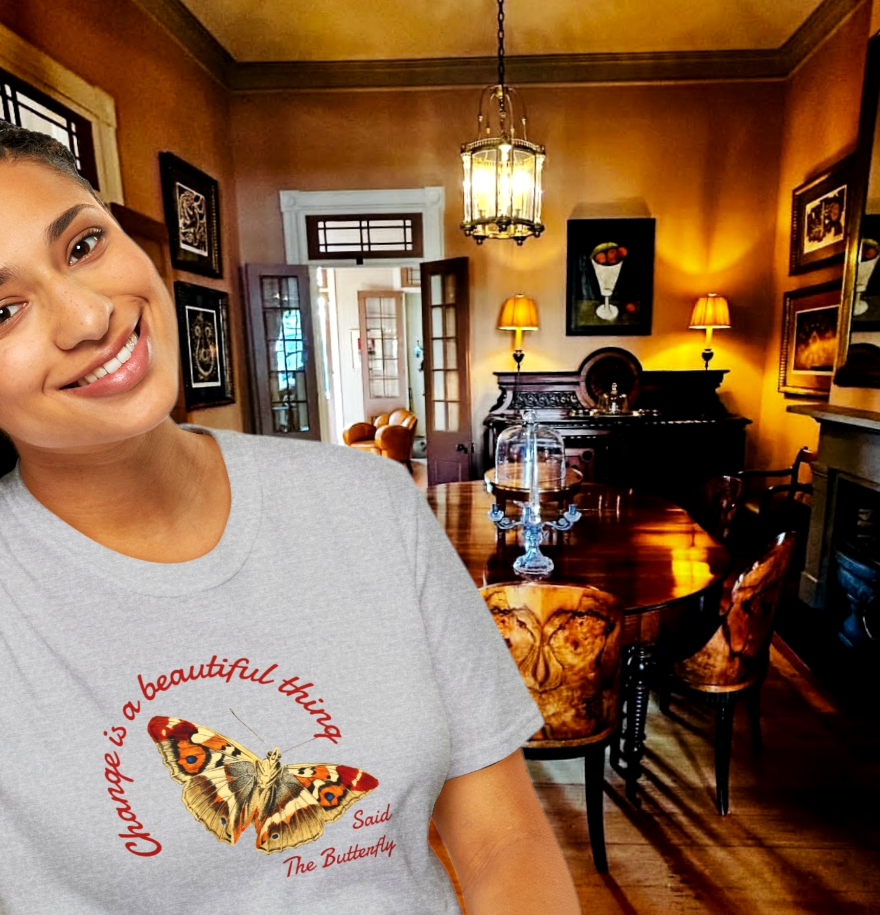 Change Is A Beautiful Thing Graphic T-Shirt For Sale In AREA51GALLERY, New Orleans Gift Shop