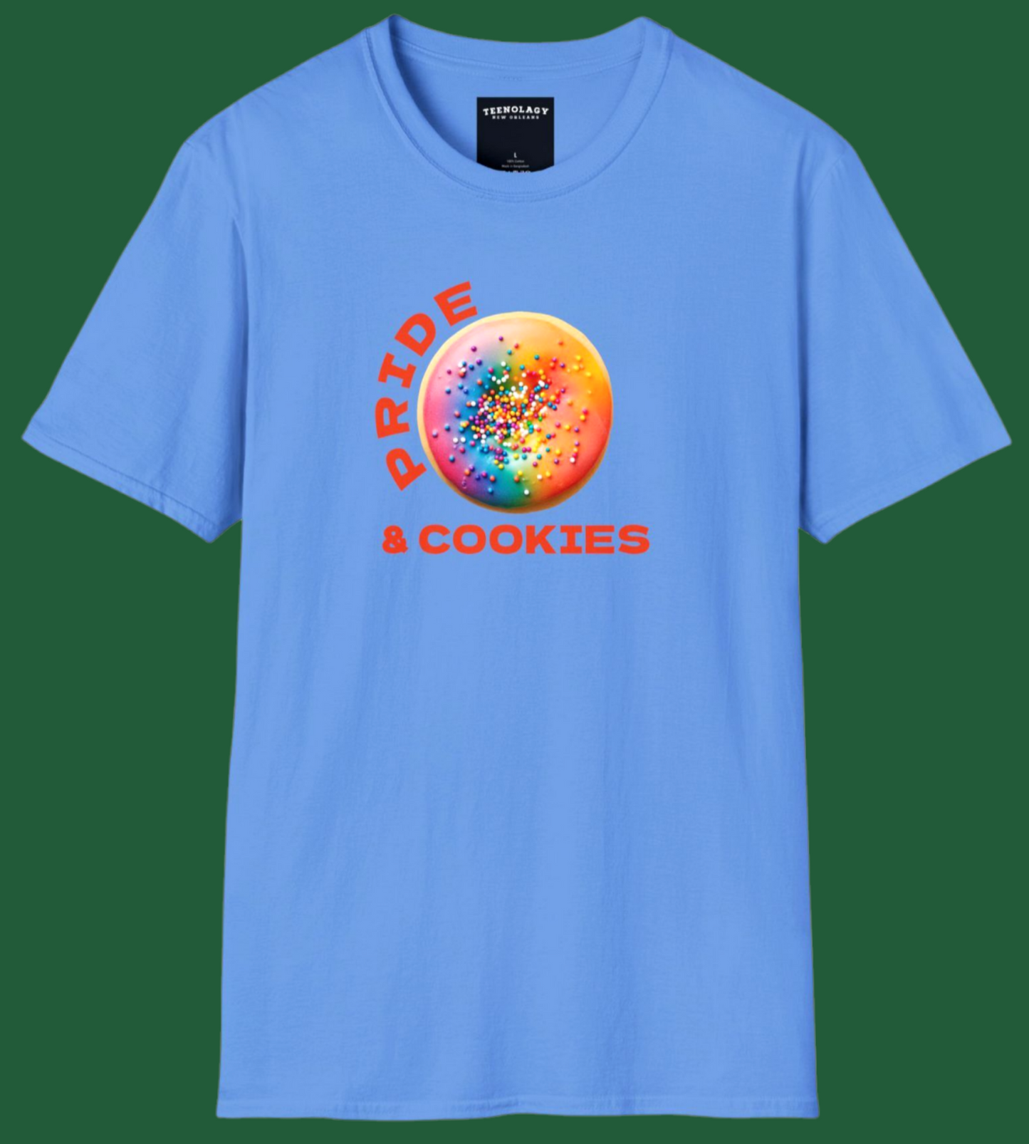 LGBTQ Rainbow Pride Cookie T-Shirt For Sale In AREA51GALLERY New orleans A Gay Owned Small Business