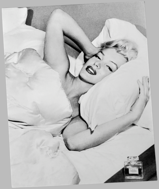 Authentic Marilyn Monroe Chanel No.5 Advert 1953 Print For Sale In AREA51GALLERY New Orleans 