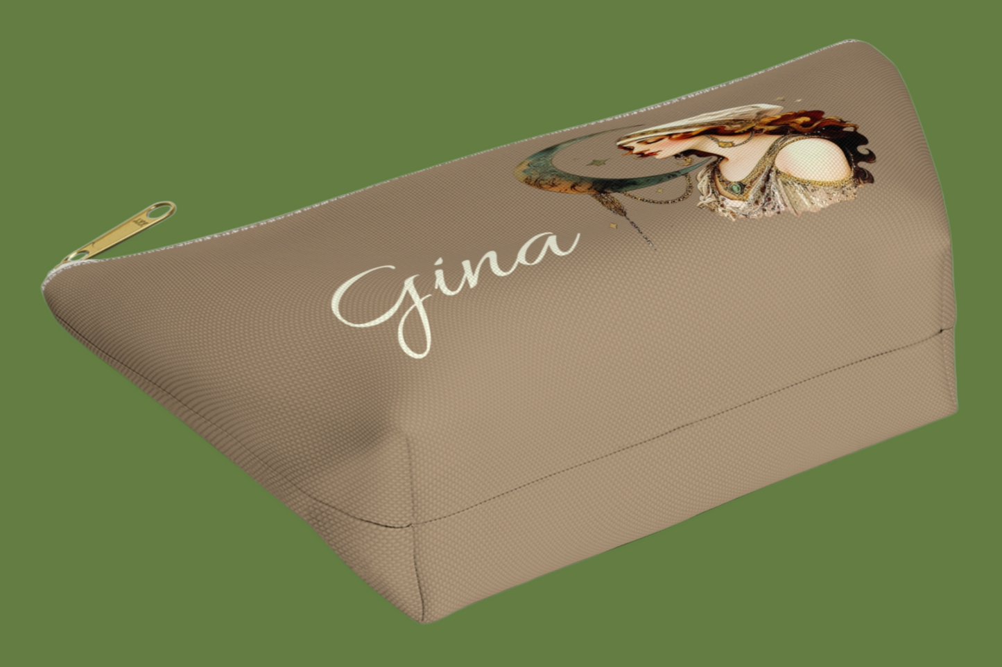 Personalized Moon Goddess Makeup Bag Pouch For For Sale In AREA51GALLERY New Orleans Gift Shop