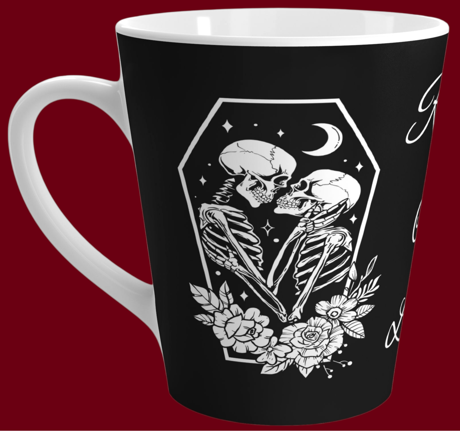 Custom Rest In Love Gothic Coffee Mug For Sale In AREA51GALLERY New Orleans.