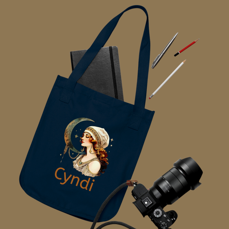 Personalized Fortune Teller Organic Cotton Canvas Tote Bag For Sale In AREA51GALLERY New Orleans Gift Shop