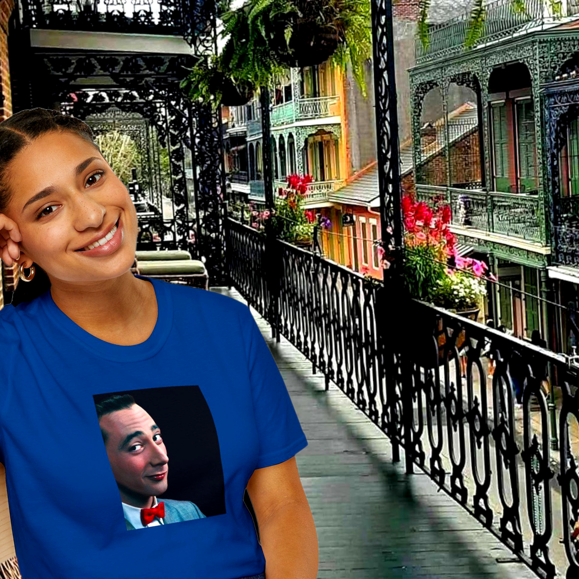 Pee-Wee Herman Photo Graphic T-Shirt For Sale In AREA51GALLERY New Orleans A Gay owned Small business.