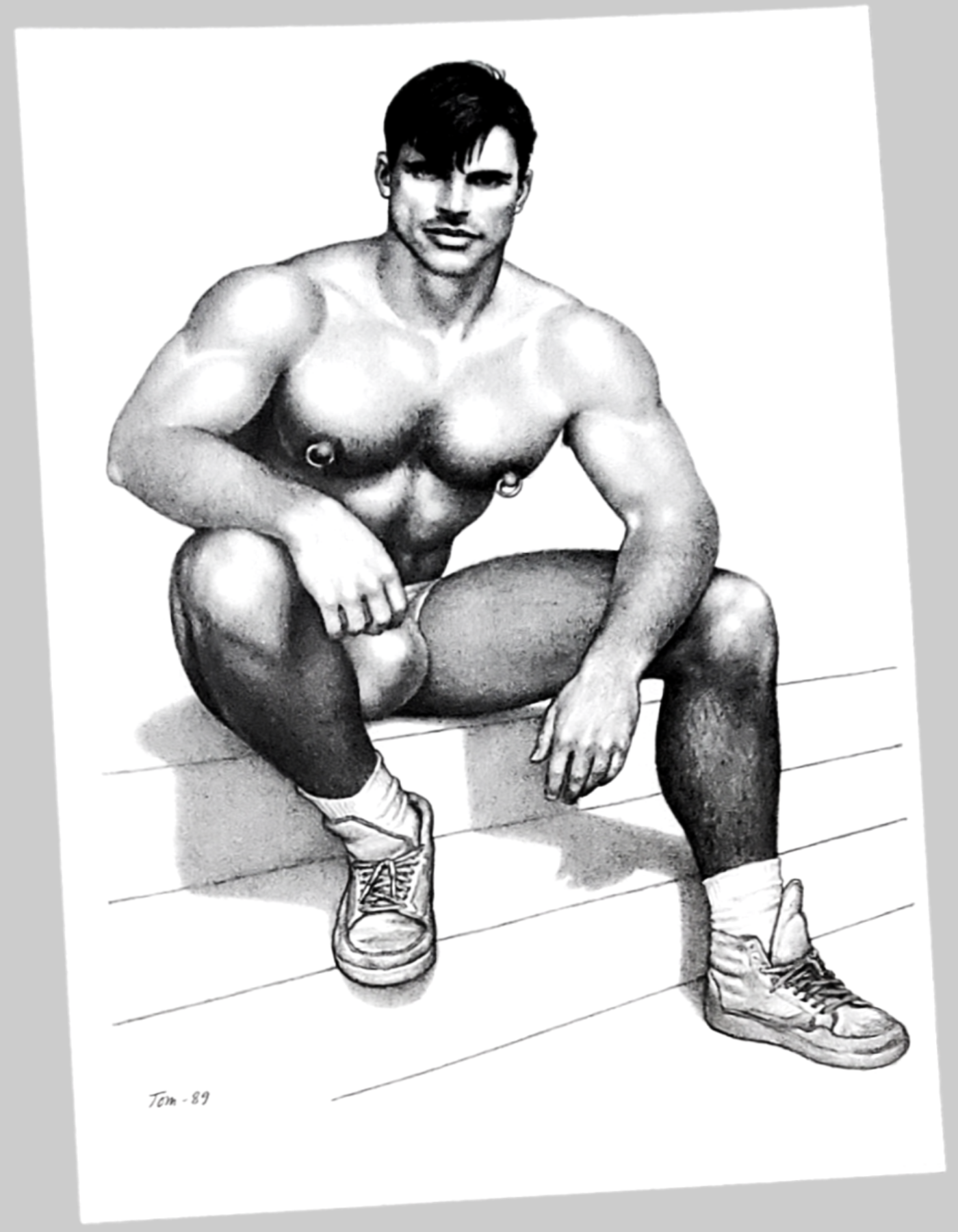 Authentic Tom Of Finland David A Beauty Poster For Sale In AREA51GALLERY New Orleans A Gay Owned Small Business