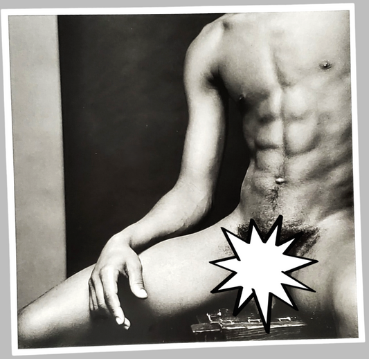 Robert Vintage Black Male Nude Photograph For Sale In AREA51GALLERY New Orleans A Gay Owned Small Business