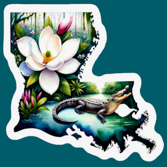 Louisiana State Decorator Souvenir Magnet For Sale In AREA51GALLERY New Orlleans