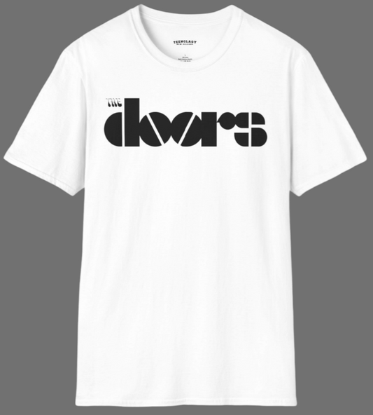 The Doors Classic Rock Soft White Tee For Sale In AREA51GALLERY New Orleans 