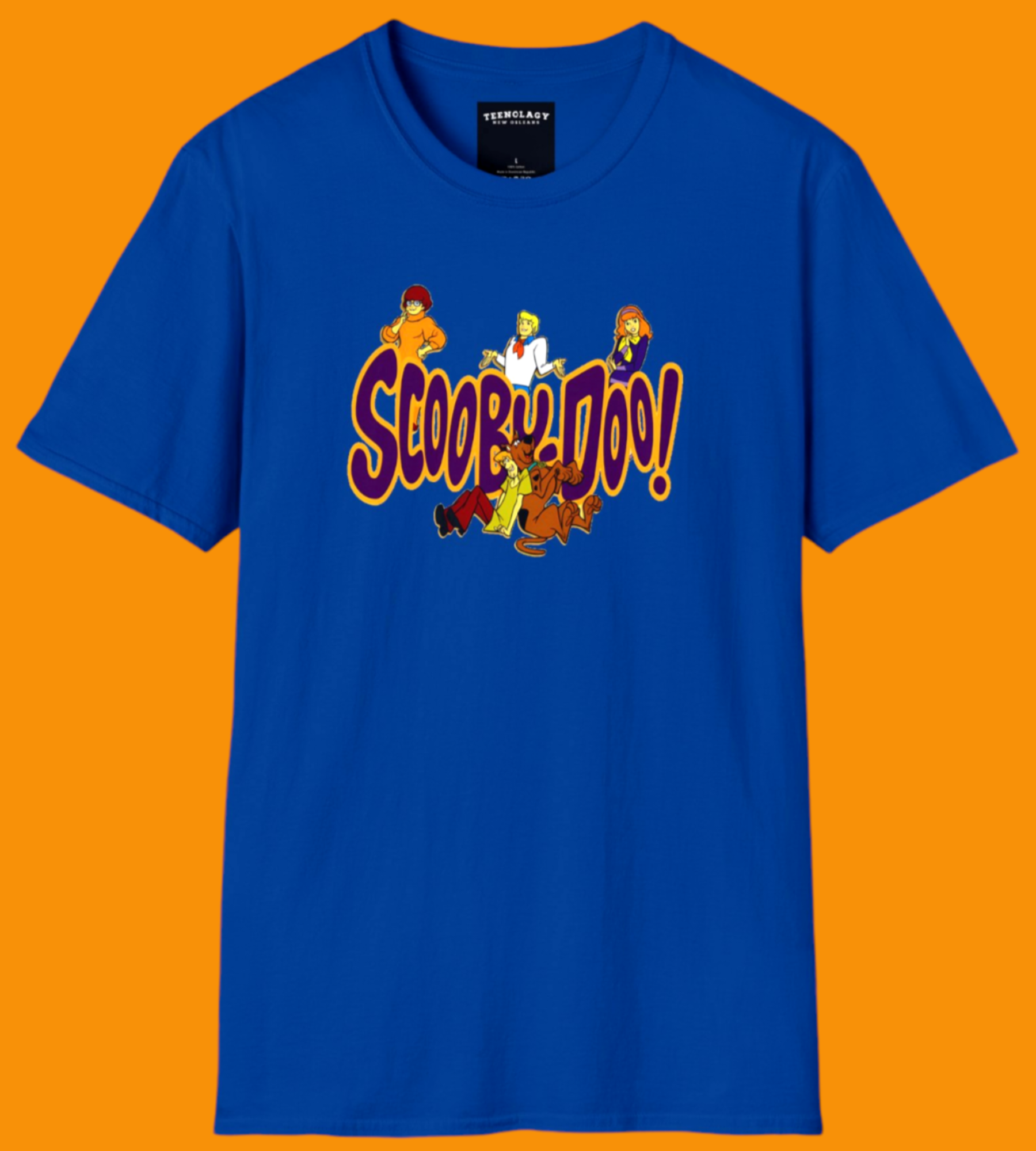 Scooby Doo Cartoon Blue Tee Shirt For ale In AREA51GALLERY New Orleans 