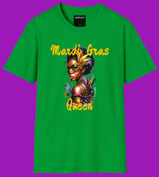 New Orleans Mardi Gras Queen T-Shirt or Sale In AREA51GALLERY New Orleans 