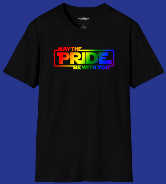 May The Pride Be With You Unisex T-Shirt For Sale In AREA51GALLERY New Orleans A Gay Owned Small Business