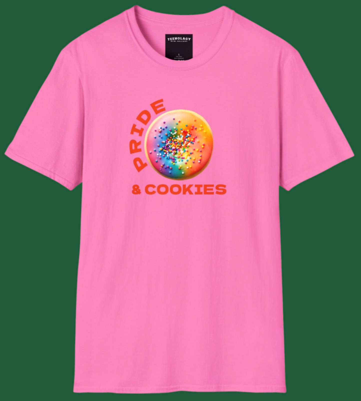 LGBTQ Rainbow Pride Cookie T-Shirt For Sale In AREA51GALLERY New orleans A Gay Owned Small Business