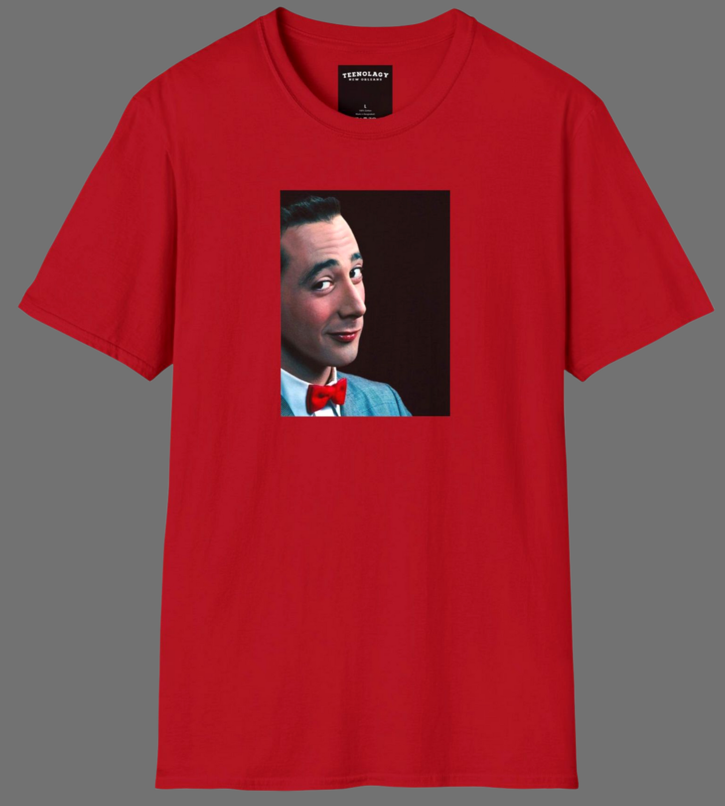 Pee-Wee Herman Photo Graphic T-Shirt For Sale In AREA51GALLERY New Orleans A Gay owned Small business.